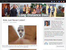 Tablet Screenshot of long-distance-dad.com